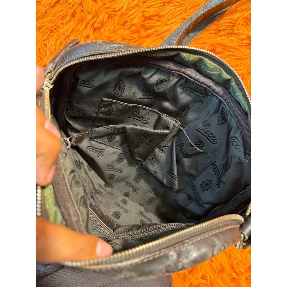 Gucci Guccissima Leather Messenger Shoulder Bag Monogram